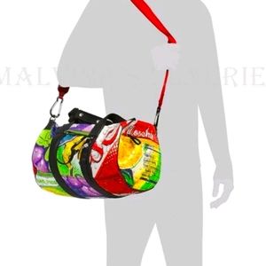 Moschino couture soda pop travel bag